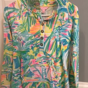 Colorful Tropical Print pullover